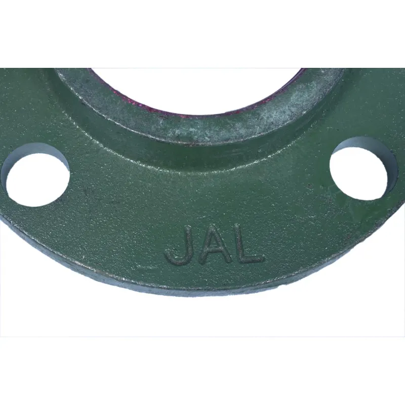 OXYJAL C.I flange — brand marking