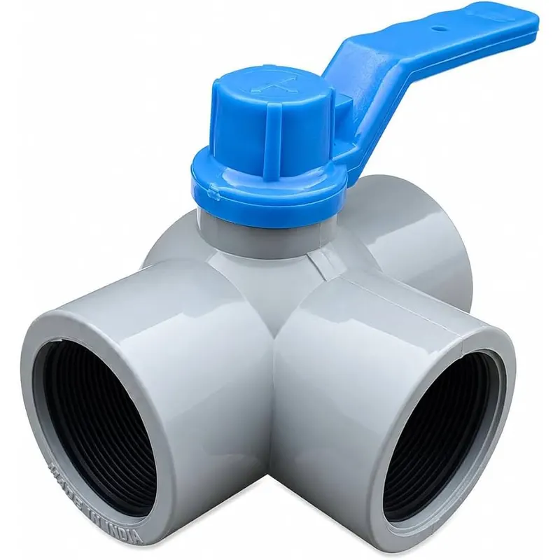 PVC 3-Way Ball Valves